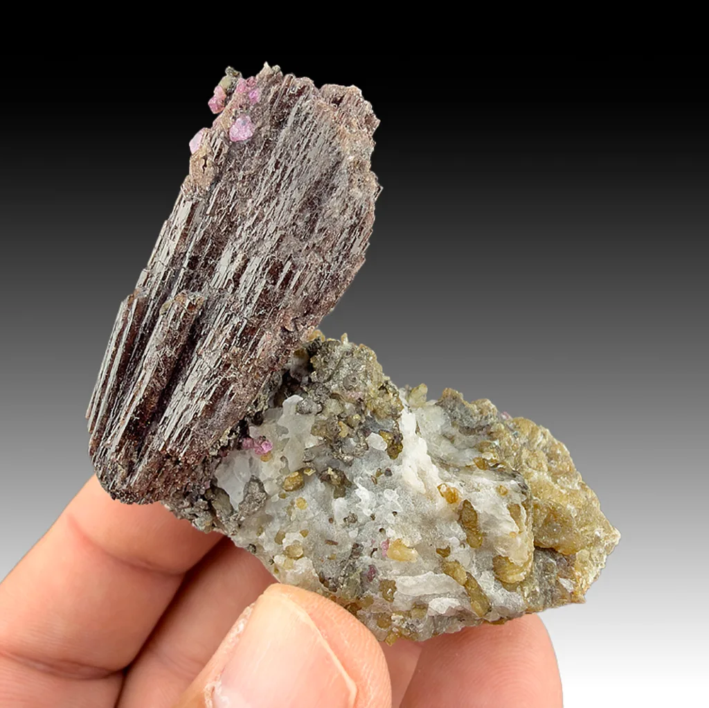 Painite with Corundum image