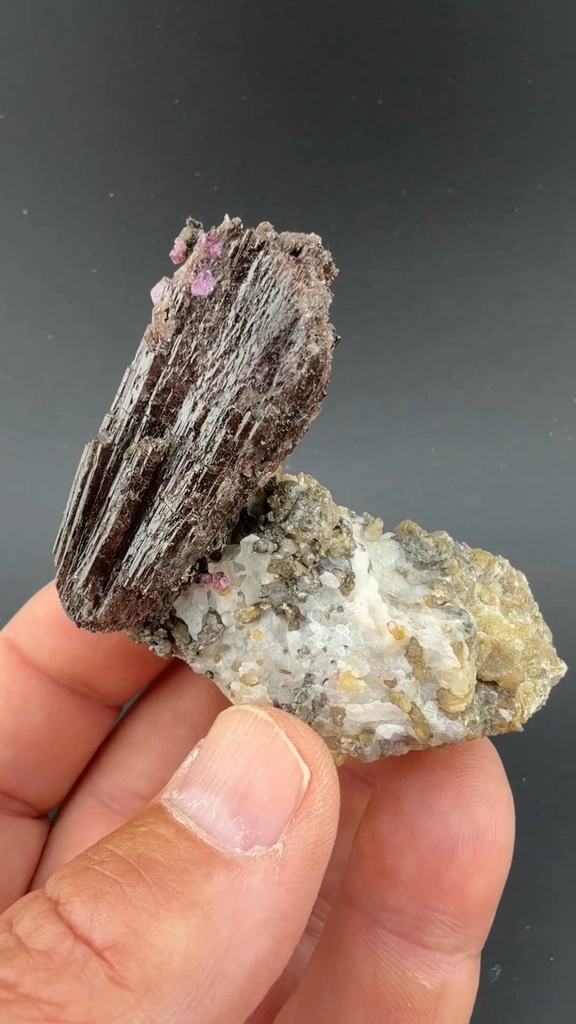 Painite with Corundum - image 2