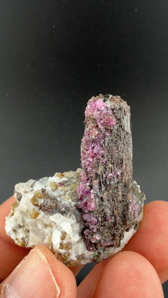 Painite with Corundum - image 2