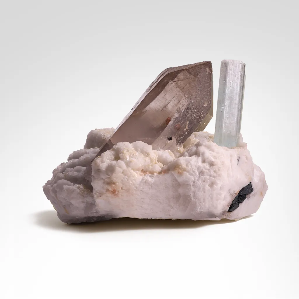 Pakistani Aquamarine and Quartz image