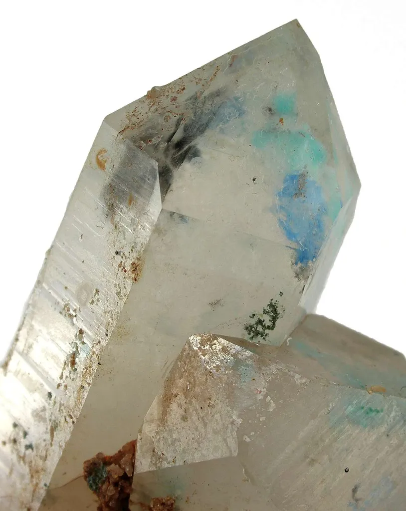 Papagoite and Ajoite Included in Quartz - image 4