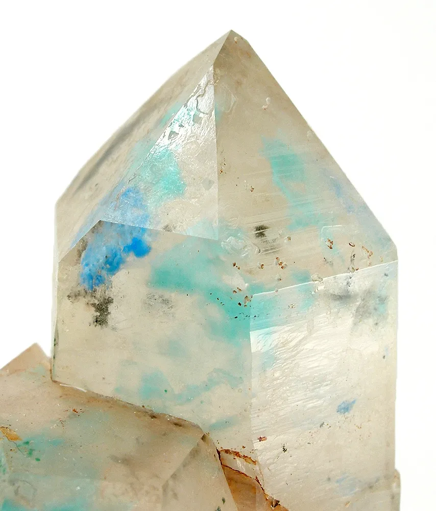 Papagoite and Ajoite Included in Quartz - image 3