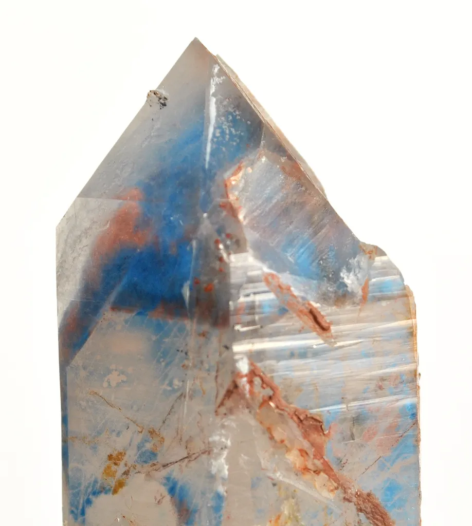 Papagoite and Copper Included in Quartz - image 2