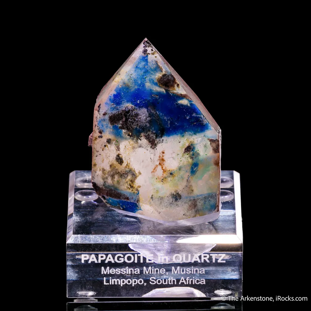 Papagoite included in Quartz - image 4