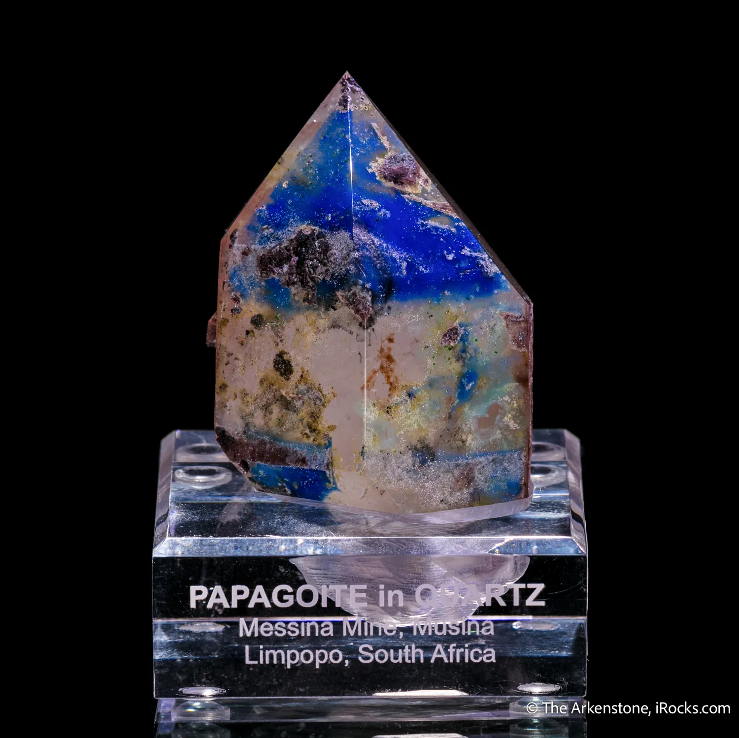 Papagoite included in Quartz - image 5
