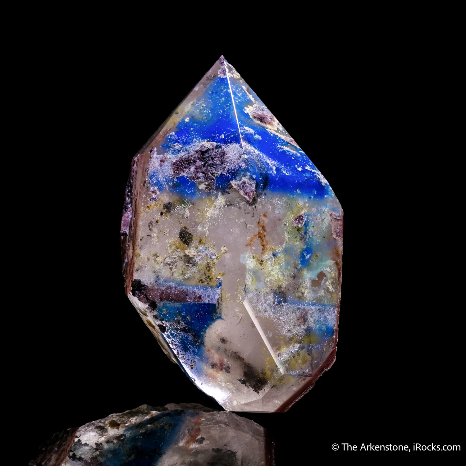 Papagoite included in Quartz - image 6