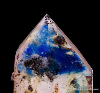 Papagoite included in Quartz