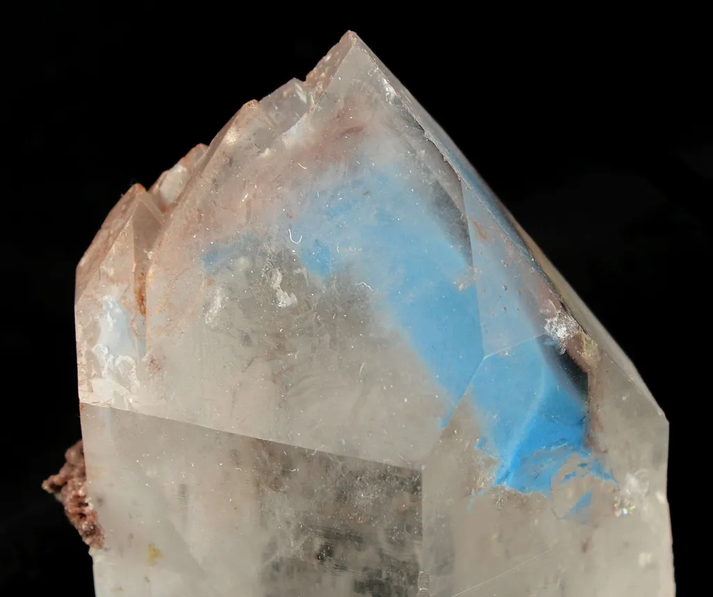 Papagoite Included in Quartz (Phantom) - image 4