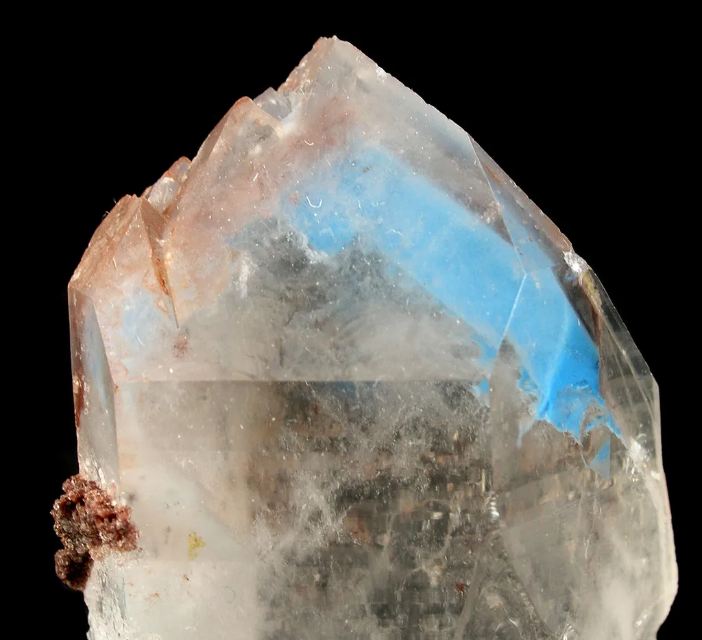 Papagoite Included in Quartz (Phantom) - image 3