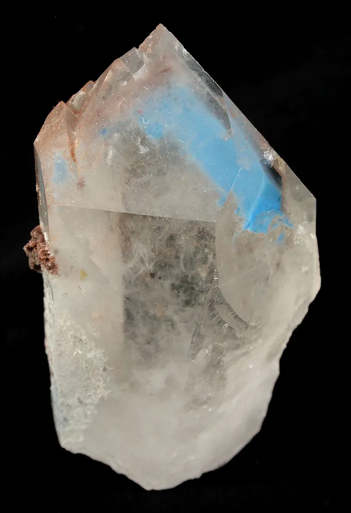 Papagoite Included in Quartz (Phantom) image
