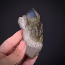 Papagoite (phantom) inclusion in Quartz - image 2