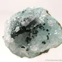 Paratacamite on Quartz With Selenite - image 2