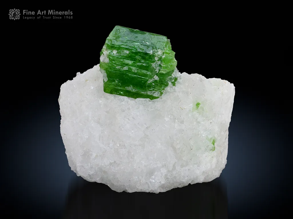 Pargasite Crystal on Matrix from Pakistan image