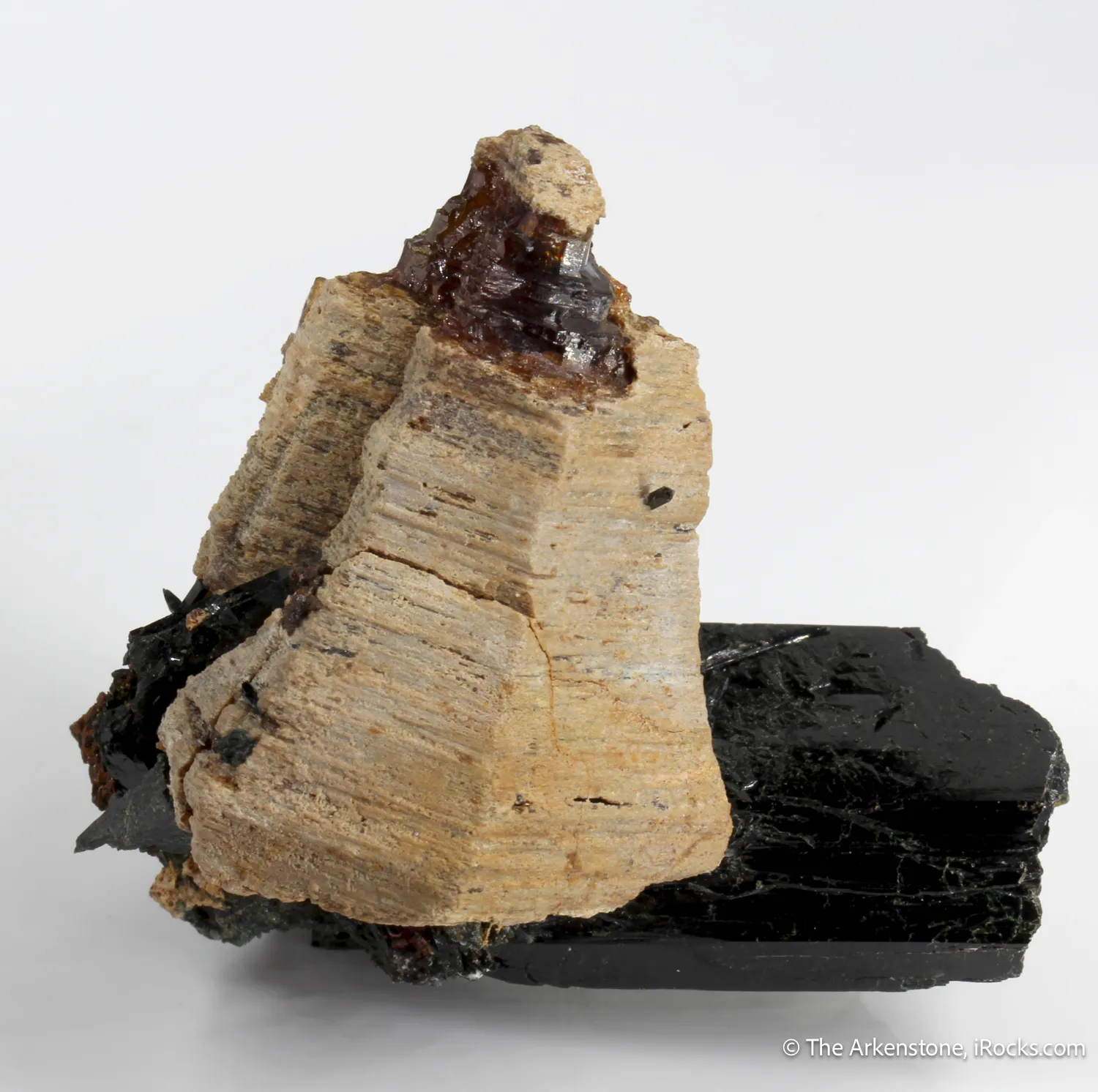 Parisite-(Ce) with Aegirine - image 1