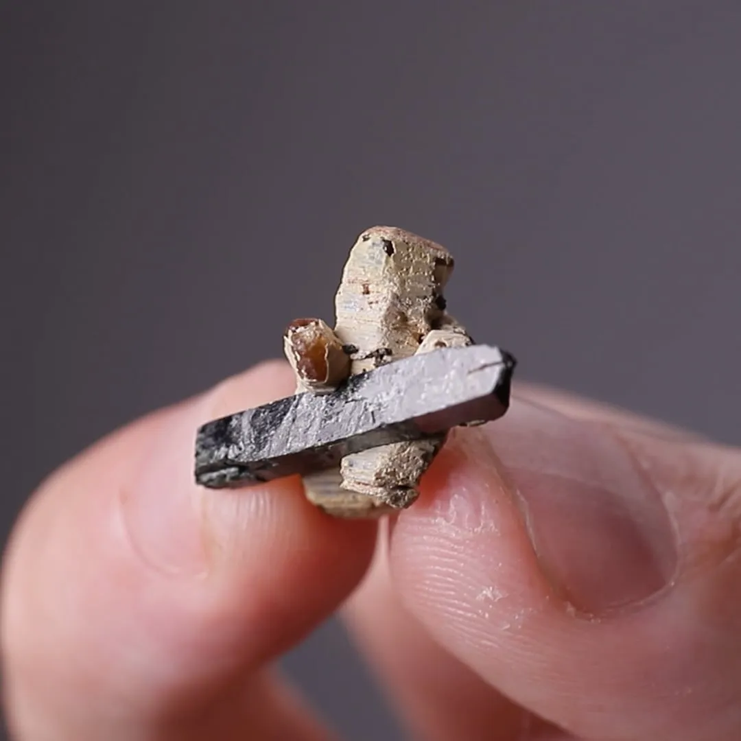 Parisite-(Ce) with Aegirine - image 2