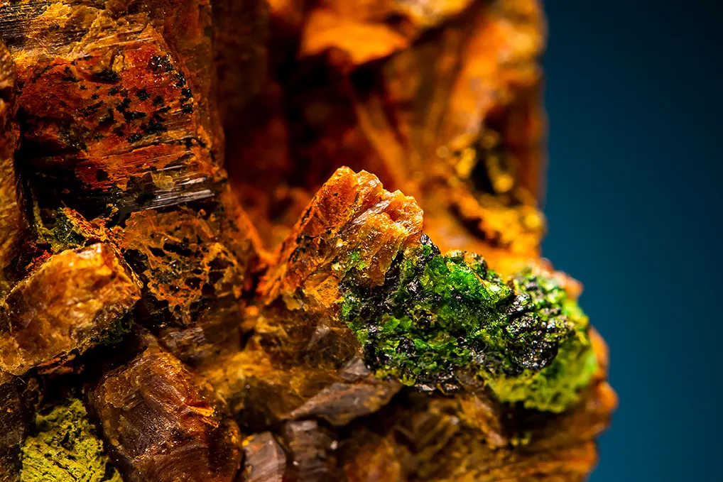 Parisite-(Ce)  with Annabergite - image 2