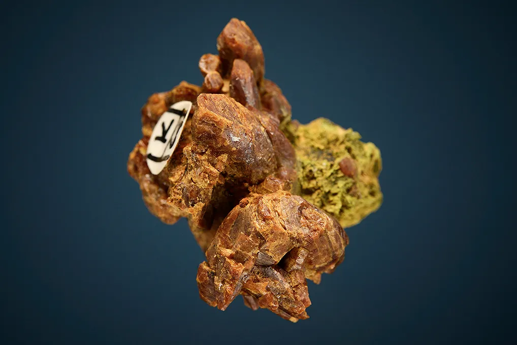 Parisite-(Ce) with Annabergite after Gersdorffite - image 4