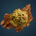 Parisite-(Ce) with Annabergite after Gersdorffite - image 5