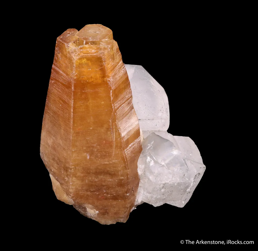 Parisite-(Ce) with Calcite - image 2