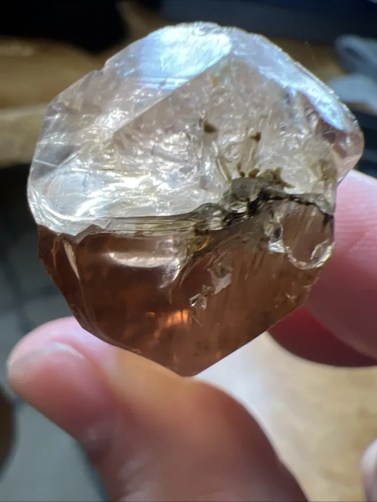 Peach Orange Violet Tourmaline from DR Congo - 10100 - image 3