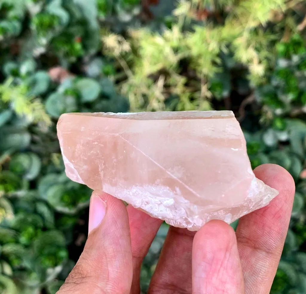 Peach Pink Color Morganite Crystal, Morganite Mineral from Afghanistan - image 4