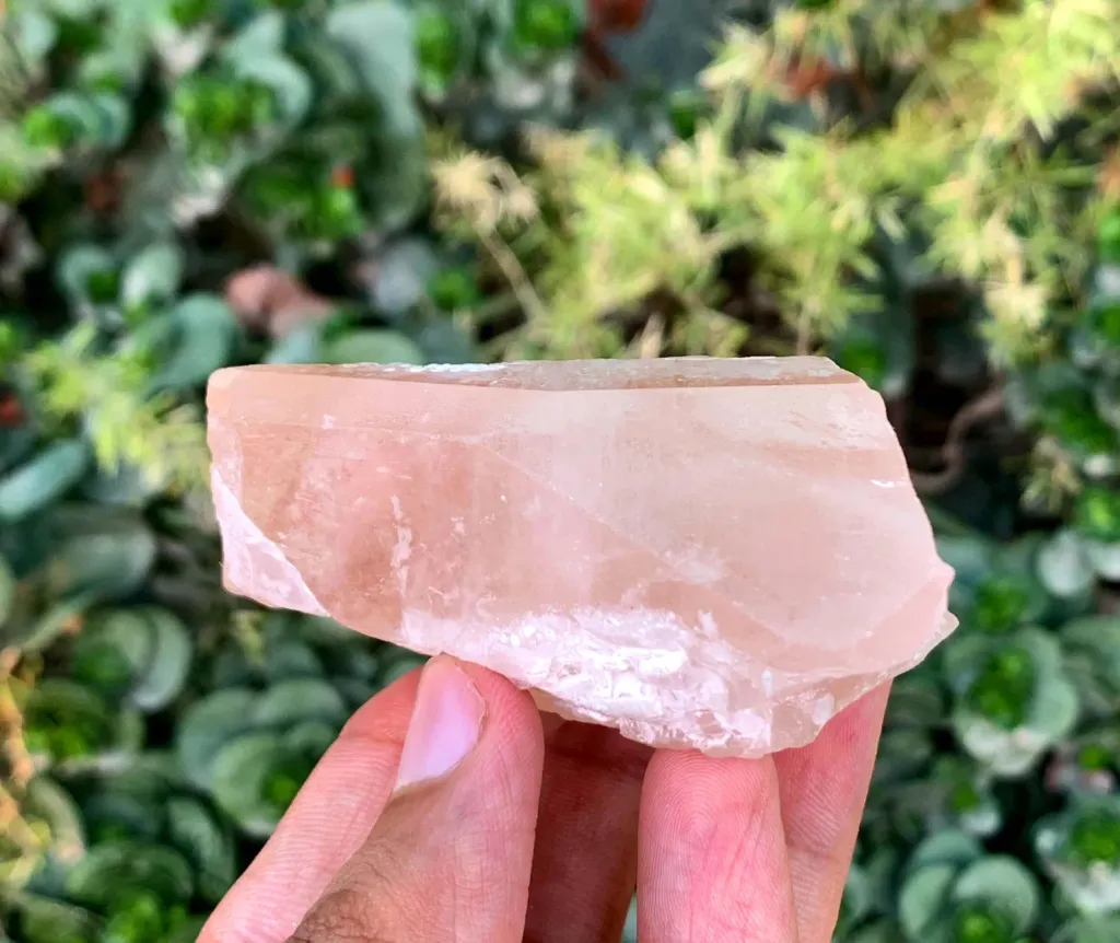 Peach Pink Color Morganite Crystal, Morganite Mineral from Afghanistan - image 2