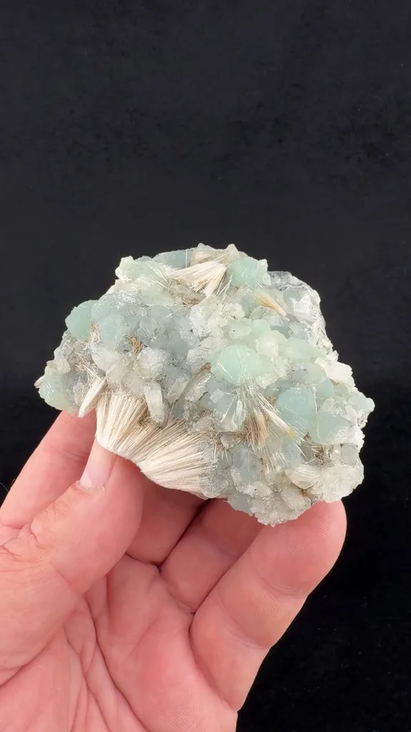 Pectolite from Prospect Park Quarry, Prospect Park, New Jersey, USA - image 2