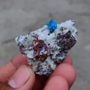 Pentagonite Flower on Heulandite matrix - image 6