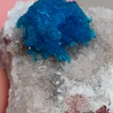 Pentagonite Flower on Heulandite matrix - image 3