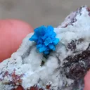 Pentagonite Flower on Heulandite matrix - image 5