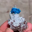 Pentagonite Flower on Heulandite matrix - image 2