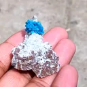 Pentagonite Flower on Heulandite matrix - image 6