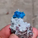 Pentagonite Flower on Heulandite matrix - image 5