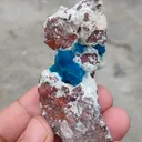 Pentagonite Flower on Heulandite matrix - image 6