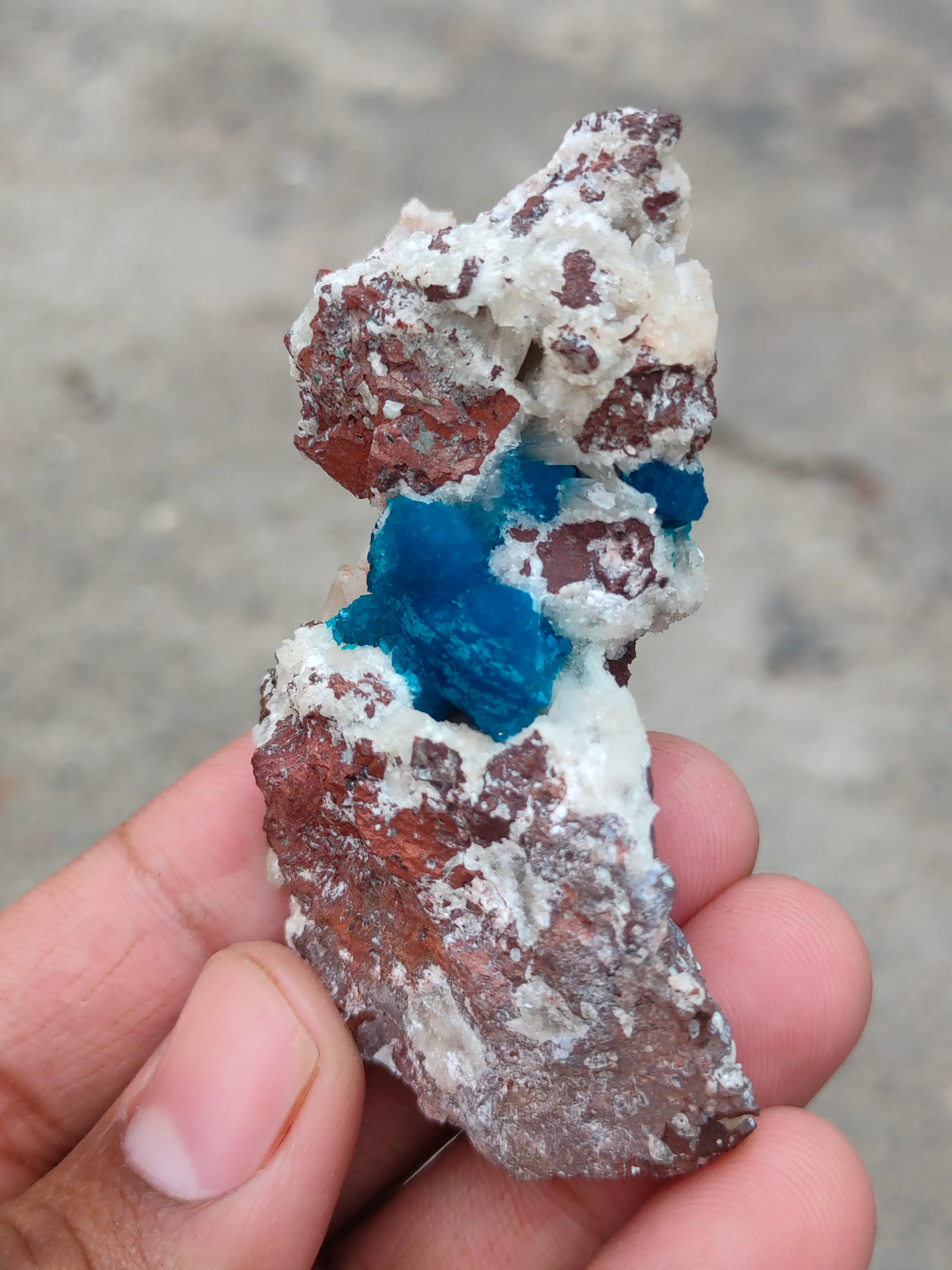 Pentagonite Flower on Heulandite matrix - image 6