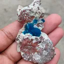 Pentagonite Flower on Heulandite matrix - image 4