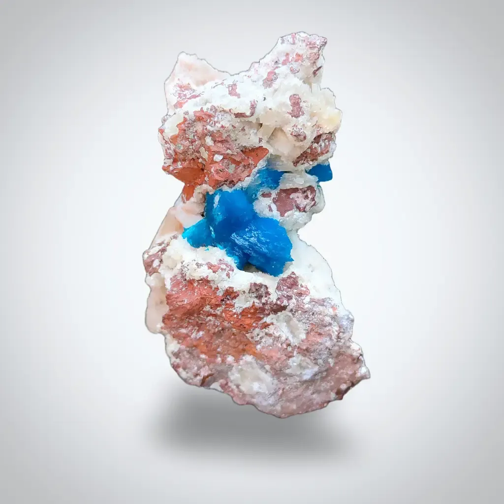 Pentagonite Flower on Heulandite matrix image