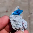 Pentagonite Flower on Heulandite matrix - image 4