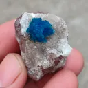 Pentagonite Flower on Heulandite matrix - image 5