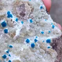 Pentagonite Flower with Calcite on Heulandite Matrix. - image 9