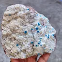 Pentagonite Flower with Calcite on Heulandite Matrix. - image 10