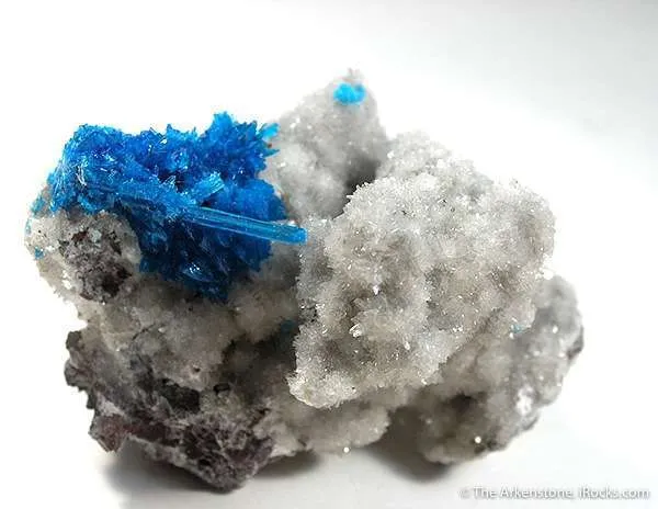 Pentagonite on Cavansite (Both Dimorphs on One Specimen!) - image 2
