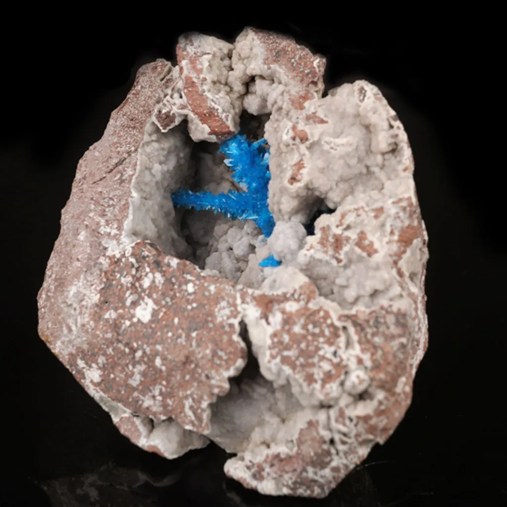 Pentagonite on Chalcedony Rare Find Natural Mineral Specimen - image 3