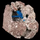 Pentagonite on Chalcedony Rare Find Natural Mineral Specimen - image 1