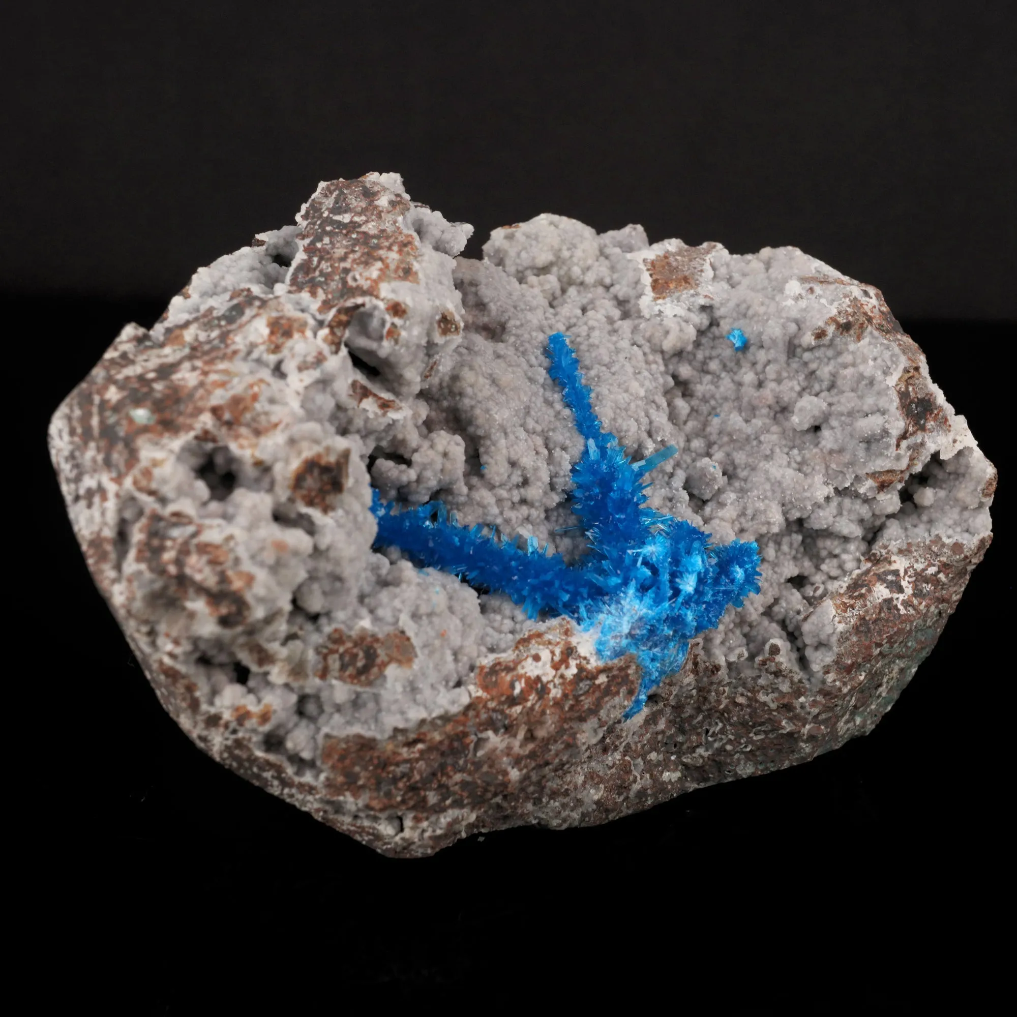 Pentagonite on Chalcedony Rare Find Natural Mineral Specimen - image 3