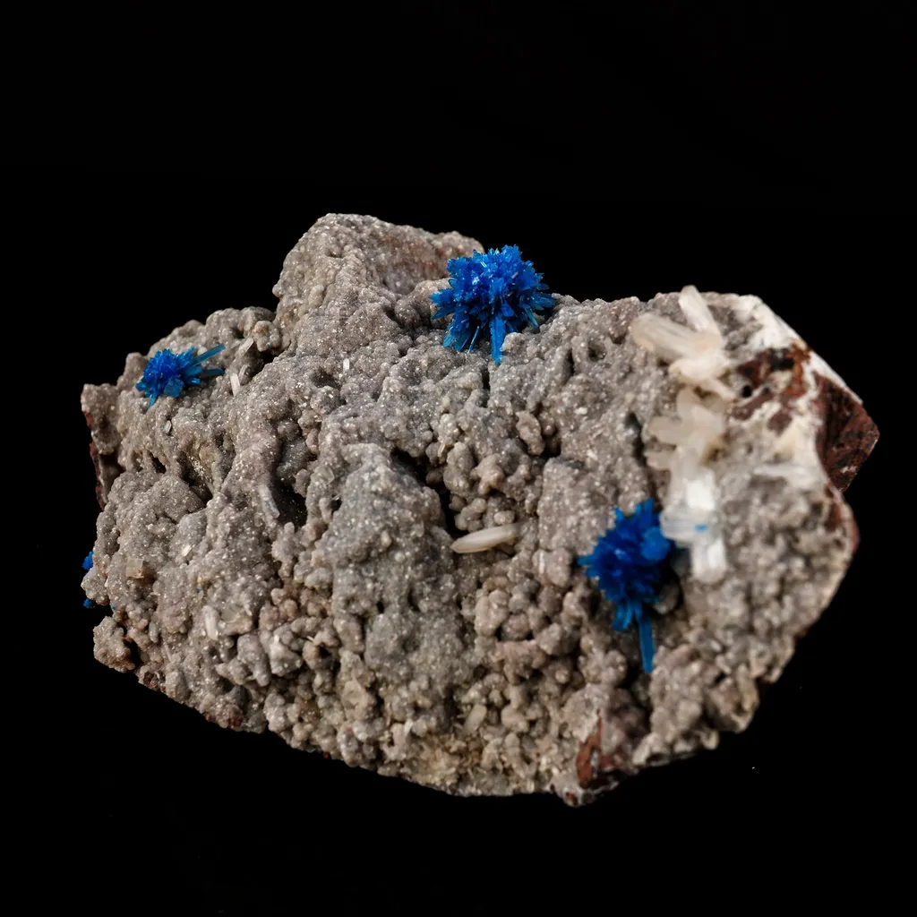 Pentagonite on Heulandite Natural Mineral Specimen - image 2
