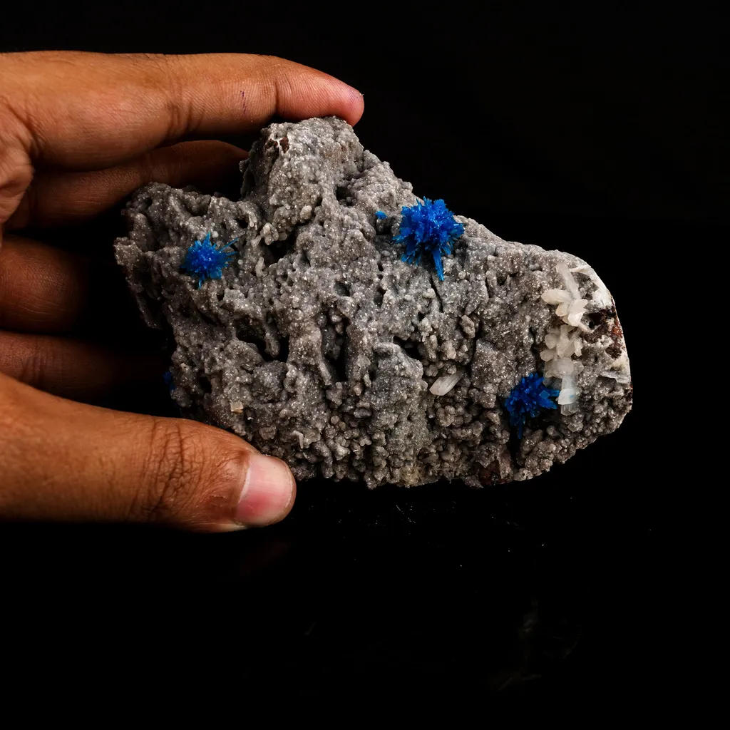Pentagonite on Heulandite Natural Mineral Specimen - image 4