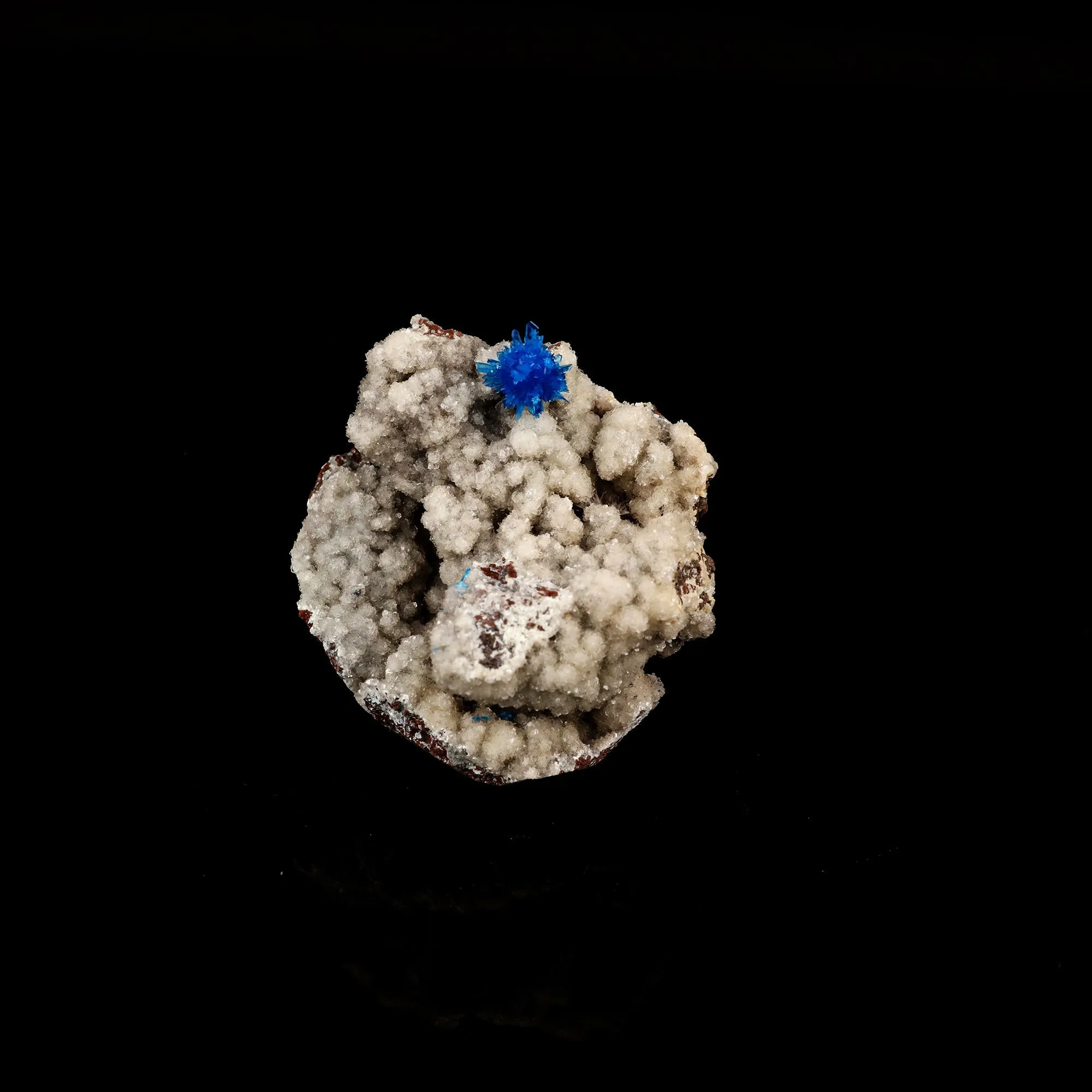 Pentagonite on Heulandite Natural Mineral Specimen - image 2