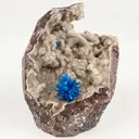 Pentagonite on Heulandite Self Standing Natural Mineral Specimen - image 1