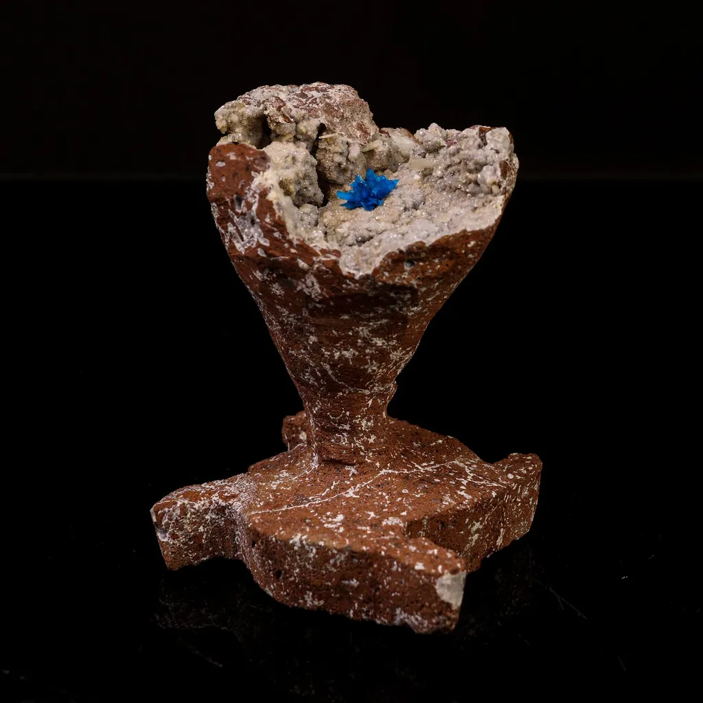 Pentagonite on Heulandite Self Standing Natural Mineral Specimen - image 2